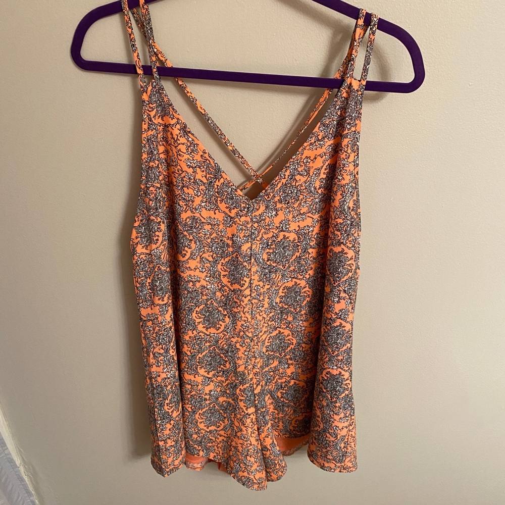 Spaghetti strap romper
